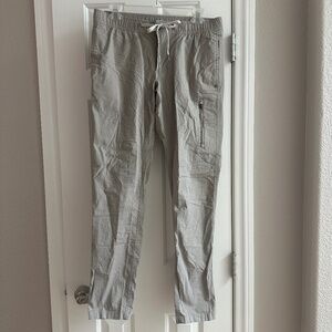 Vuori Pants Mens Medium Beige Jogger Ripstop OG Cotton Drawstring Hiking Climb